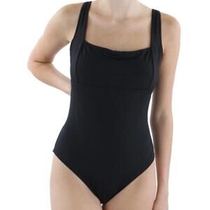 Sea Level Swim Essentials square neck one piece bathing suit size 4